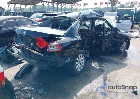 2013 Volkswagen Passat 2.5L S from USA, damaged, VIN 1VWAP7A32DC081151